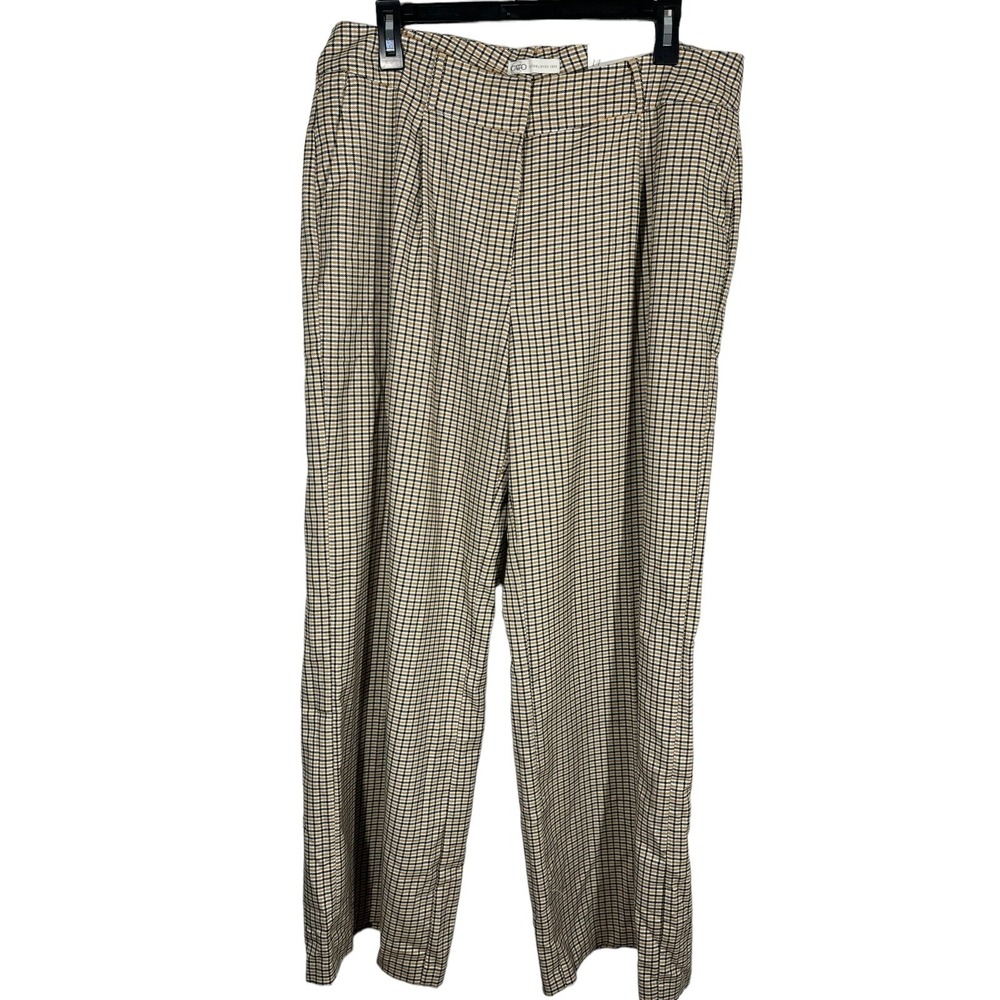 Cato NWT Women's J/M Sportswear‎ Mid-Rise Trousers Pants Farmhouse Check 14